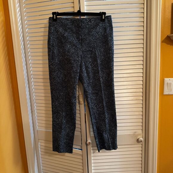 Blue Paisley Patterned Pants - Picture 2 of 10
